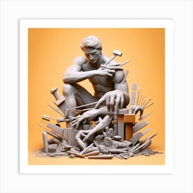 Clay. Art Print