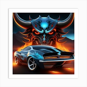 Demon Car Art Print