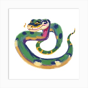 King Snake 05 Art Print