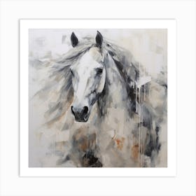 Wild Spirit Equestrian Portrait Irena Art Print