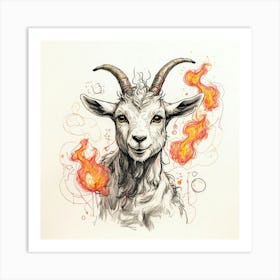 Goat! 13 Art Print