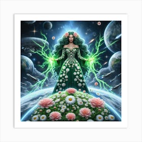 Goddess Of The Solar System Art Print