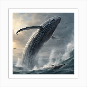 Humpback Whale Art Print