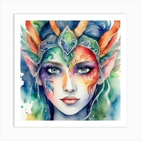 Elven Woman Art Print