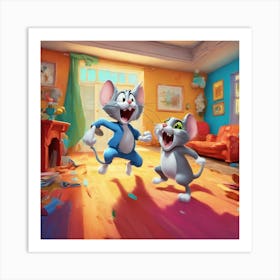 Tom And Jerry Art Print