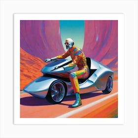 Futuristic Car 26 Art Print