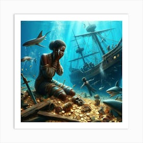 Pirates Of The Caribbean 6 Art Print