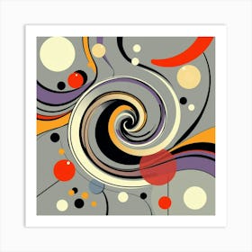 Abstract Swirl - Abstract Stock Videos & Royalty-Free Footage Art Print