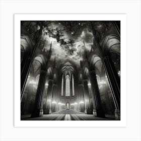 Cathedral Of The Stars 2 Art Print