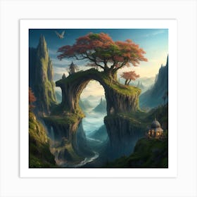 Fantasy Landscape Art Print