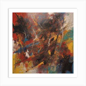 Abstract Expressionism 1 Art Print
