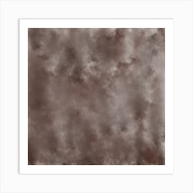 Abstract Painting brown Art Print
