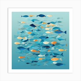 Fishes In The Sea 8 Art Print
