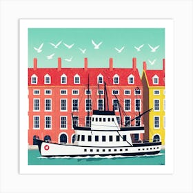 Swedish Harbor 2 Art Print