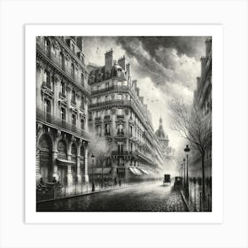 Paris Street Art Print Art Print