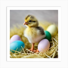 Easter Chick 6 Art Print