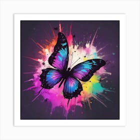 Butterfly Painting 304 Art Print