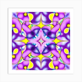 Psychedelic Flower Art Print