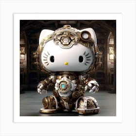 Hello Kitty Steampunk Collection By Csaba Fikker 61 Art Print