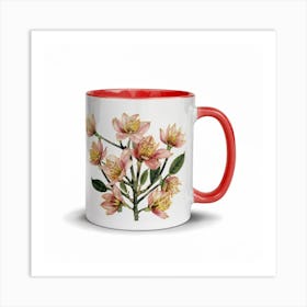 Pink Flower Mug Art Print