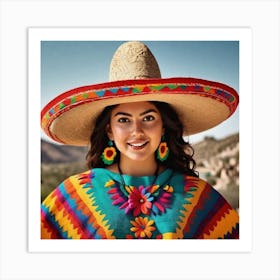 Mexican Girl 40 Art Print