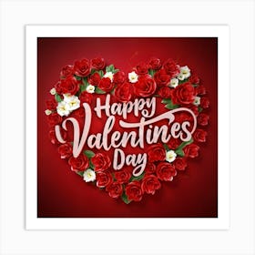 Happy Valentine's Day 6 Art Print