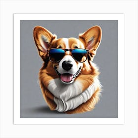 Corgi Portrait Art Print