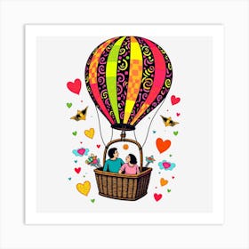 Hot Air Balloon Art Print