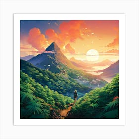 Landscape Painting Art Print