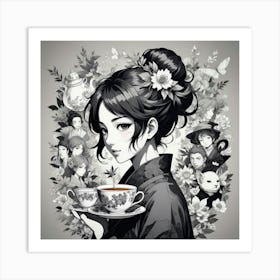 Tea Art 432 Art Print