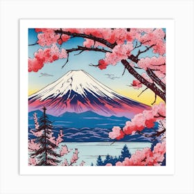 Mt Fuji 3 Art Print