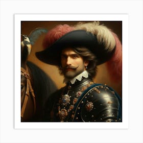 Portrait Of A King Art Print