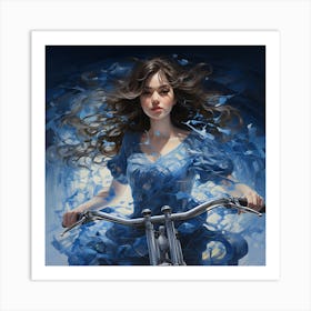 Velocipede Whirlwind Art Print