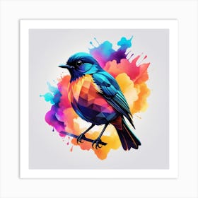 Colorful Bird 11 Art Print