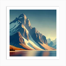 Mountain Landscape 17 Art Print