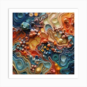 Abstract Abstract Painting 15 Art Print