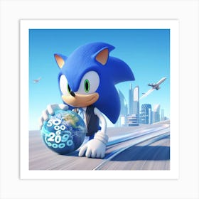 Sonic The Hedgehog 53 Art Print