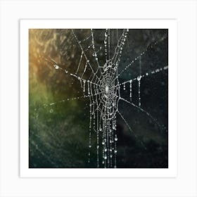 Spider Web 6 Art Print