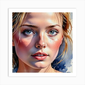 Portrait Of A Woman 5 Art Print