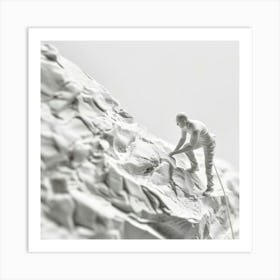 Mountain Climber Art Print