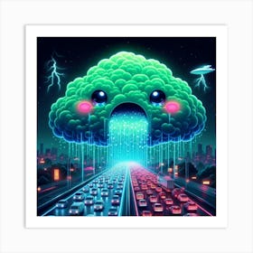 Cloud Art Art Print