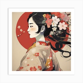 Geisha Art Print