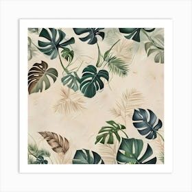 Tropical Leaves 31 Art Print