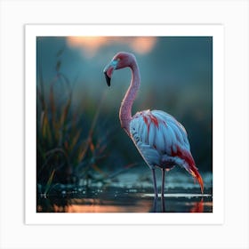 Flamingo 73 Art Print