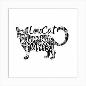 Lovecat Art Print