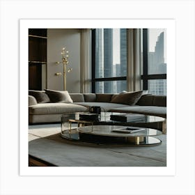 Modern Living Room 2 Art Print