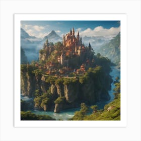 Fairytale Castle Art Print