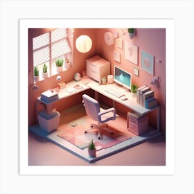 Home Office Art Print