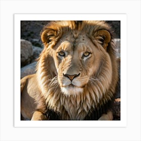 Lion Portrait 1 Art Print