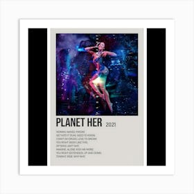 Planet Her - Doja Cat, 2021 Art Print